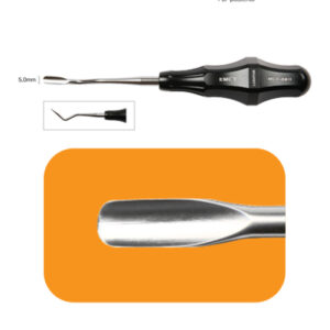 MLC-04 Люксатор Power Grip С04 Bein, изогнутый вверх, для дистальных и проксимальных сторон премоляров и моляров, ширина 5 мм