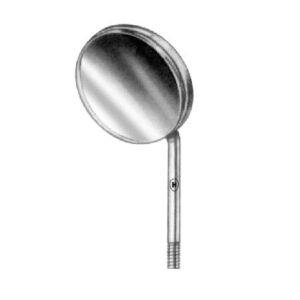 Зеркало стоматологическое №4 Ø22 мм, Rhodium front, без увеличения, для ручки М2.5 уп/12шт