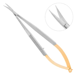 Ножницы-микро изогнутые КВ, 14см, Castroviejo TC /19-23TC*/000-477
